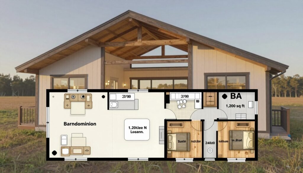 30x40 Barndominium Floor Plans