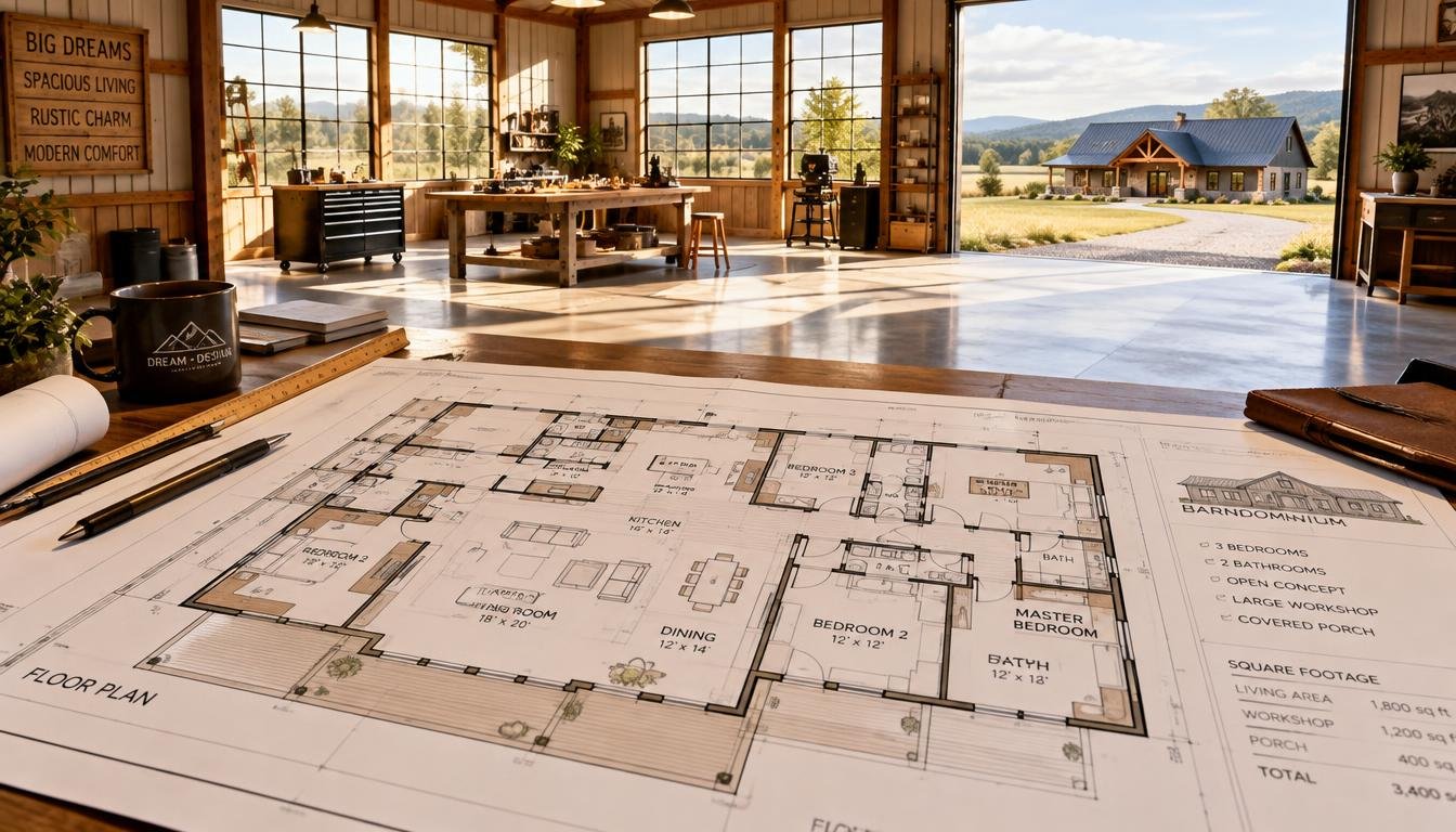 barndominium floor plans