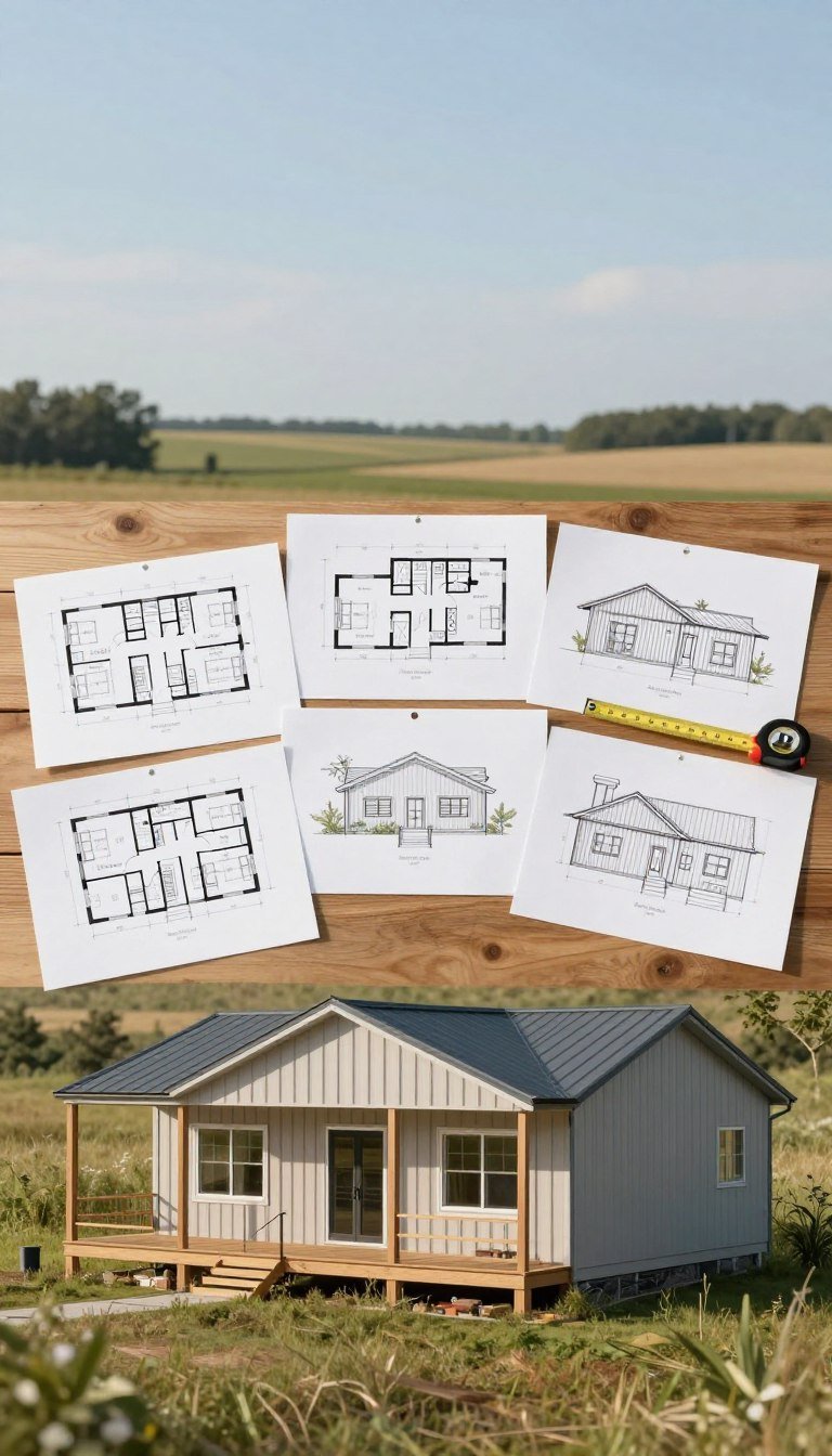 low cost simple barndominium​