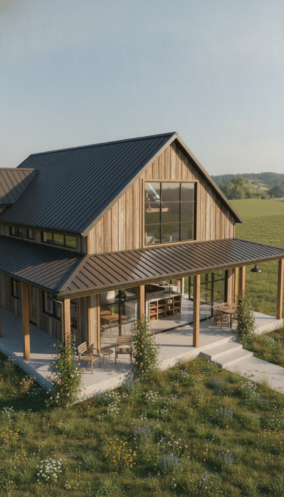 simple barndominium